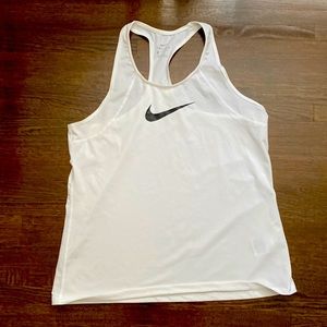 White Nike tank top